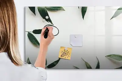 Tableau magnétique pour dessiner cadre de feuilles