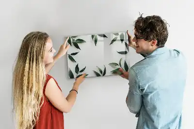 Tableau magnétique pour dessiner cadre de feuilles