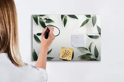 Tableau magnétique pour dessiner cadre de feuilles