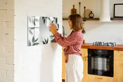 Tableau magnétique pour dessiner cadre de feuilles