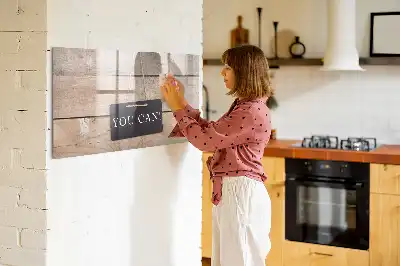 Tableau magnétique à dessiner modèle Tu peux le faire !