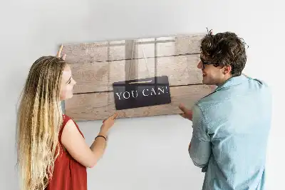 Tableau magnétique à dessiner modèle Tu peux le faire !
