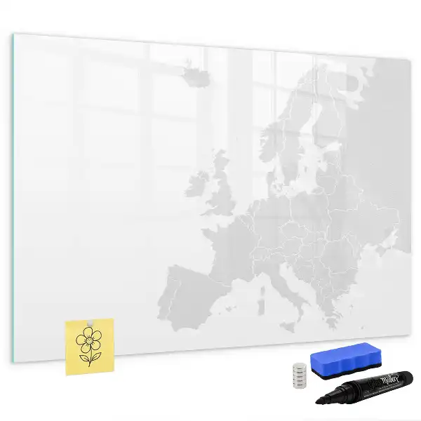 Tableau magnétique à dessiner carte de l'Europe