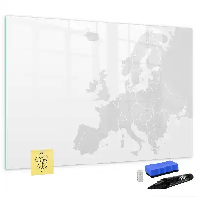 Tableau magnétique à dessiner carte de l'Europe