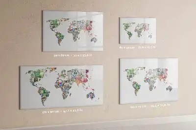 Tableau magnétique à dessiner carte de l'Europe