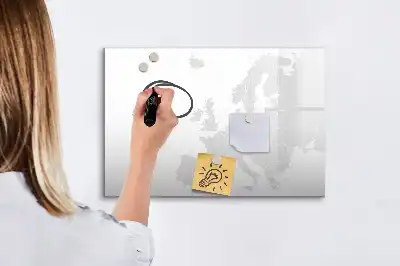 Tableau magnétique à dessiner carte de l'Europe