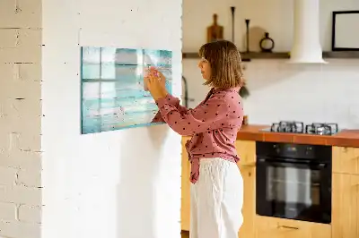 Tableau magnétique pour dessiner planches bleues