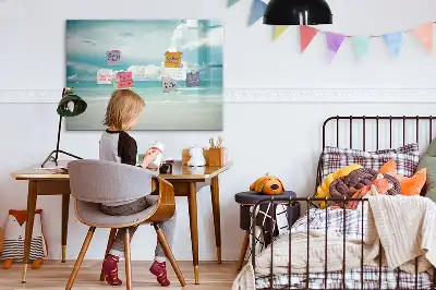 Tableau magnétique pour dessiner motif paysage marin