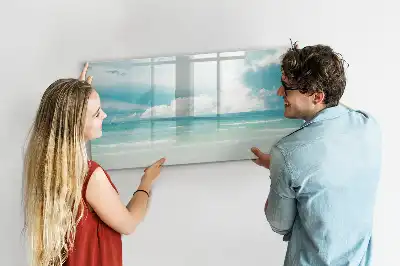 Tableau magnétique pour dessiner motif paysage marin