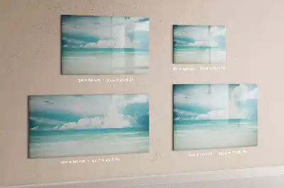 Tableau magnétique pour dessiner motif paysage marin
