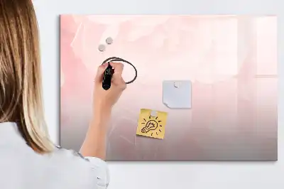 Tableau magnétique pour dessiner motifs de roses épanouies