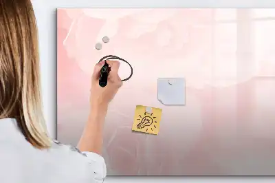 Tableau magnétique pour dessiner motifs de roses épanouies
