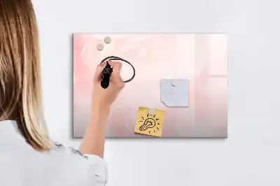 Tableau magnétique pour dessiner motifs de roses épanouies