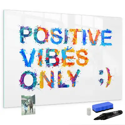 Tableau magnétique à dessiner motif citation positive