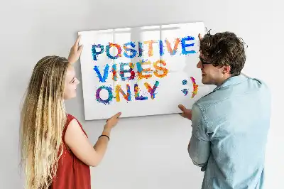 Tableau magnétique à dessiner motif citation positive