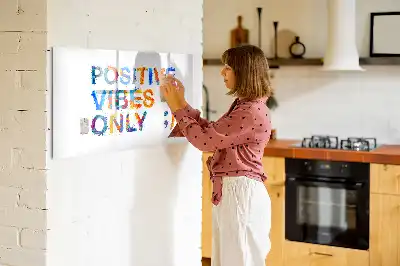 Tableau magnétique à dessiner motif citation positive