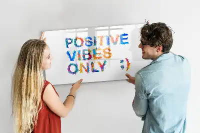 Tableau magnétique à dessiner motif citation positive