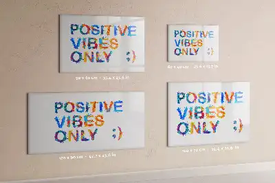 Tableau magnétique à dessiner motif citation positive