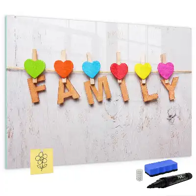 Tableau magnétique pour dessiner modèle Famille