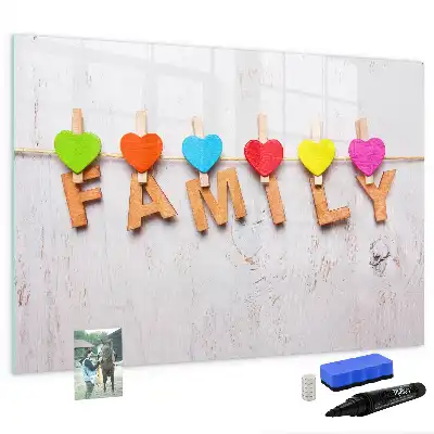 Tableau magnétique pour dessiner modèle Famille