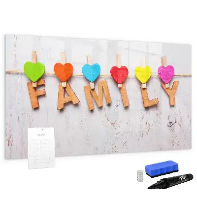 Tableau magnétique pour dessiner modèle Famille