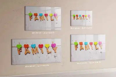 Tableau magnétique pour dessiner modèle Famille
