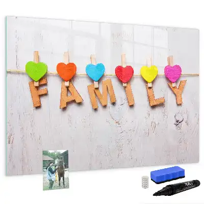 Tableau magnétique pour dessiner modèle Famille