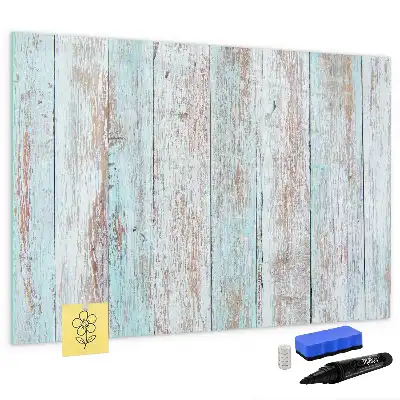 Tableau magnétique pour dessiner en bois pastel