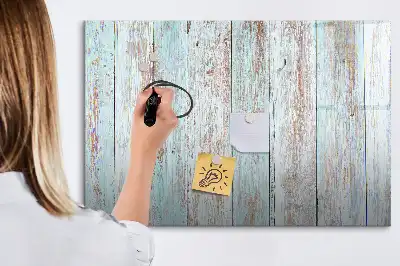 Tableau magnétique pour dessiner en bois pastel