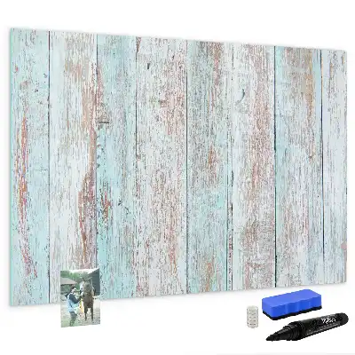 Tableau magnétique pour dessiner en bois pastel