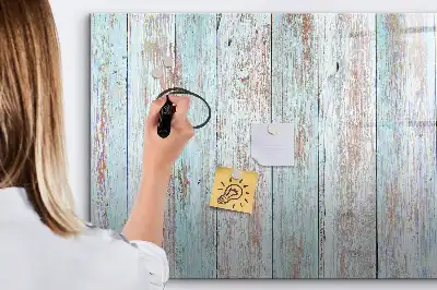 Tableau magnétique pour dessiner en bois pastel