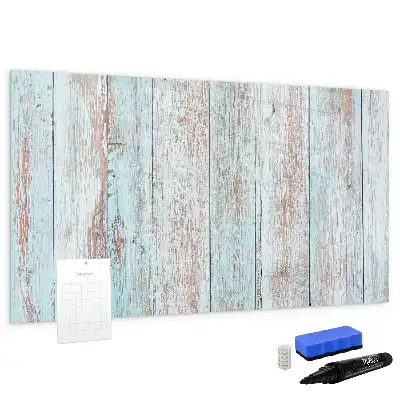 Tableau magnétique pour dessiner en bois pastel