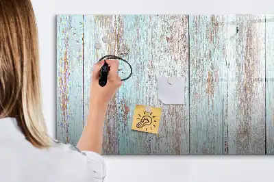 Tableau magnétique pour dessiner en bois pastel