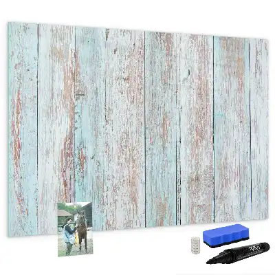 Tableau magnétique pour dessiner en bois pastel