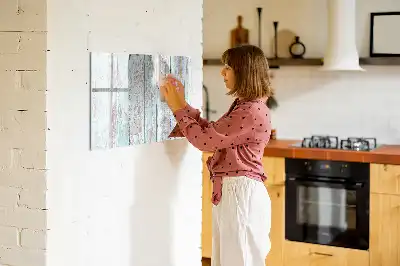 Tableau magnétique pour dessiner en bois pastel