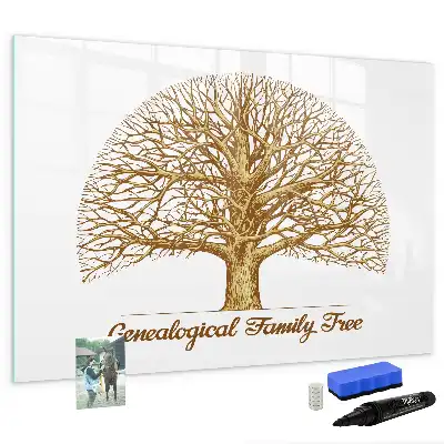 Tableau magnétique pour dessiner modèle ancien arbre généalogique