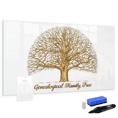 Tableau magnétique pour dessiner modèle ancien arbre généalogique