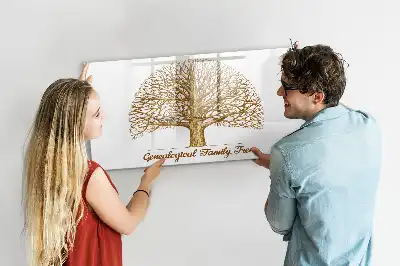 Tableau magnétique pour dessiner modèle ancien arbre généalogique