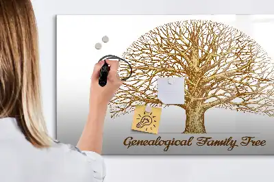 Tableau magnétique pour dessiner modèle ancien arbre généalogique