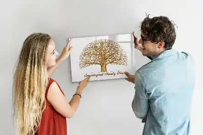 Tableau magnétique pour dessiner modèle ancien arbre généalogique