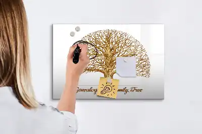 Tableau magnétique pour dessiner modèle ancien arbre généalogique