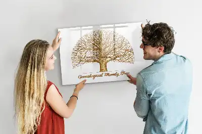 Tableau magnétique pour dessiner modèle ancien arbre généalogique