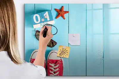 Tableau magnétique pour dessiner modèle Premier jour d'été