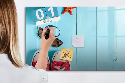 Tableau magnétique pour dessiner modèle Premier jour d'été
