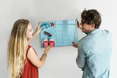 Tableau magnétique pour dessiner modèle Premier jour d'été
