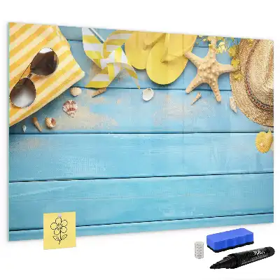 Tableau magnétique à dessiner accessoire de plage