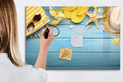 Tableau magnétique à dessiner accessoire de plage