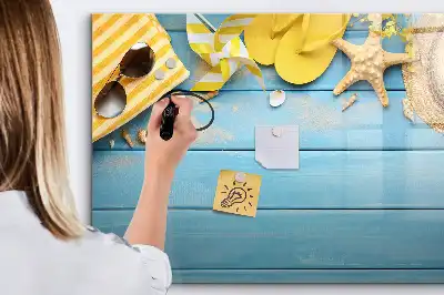 Tableau magnétique à dessiner accessoire de plage