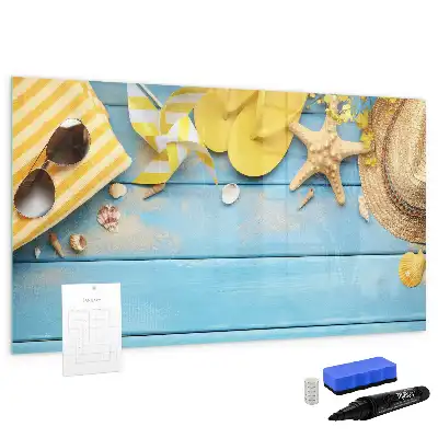 Tableau magnétique à dessiner accessoire de plage