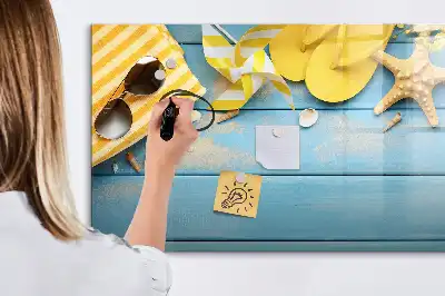 Tableau magnétique à dessiner accessoire de plage